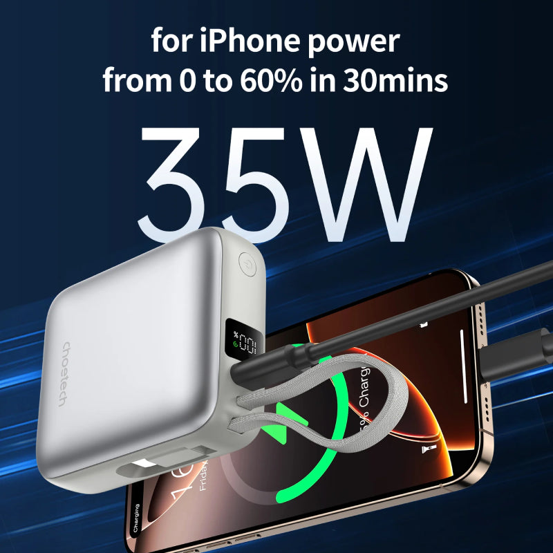 Choetech 10000 mAh 35W mini Power Bank