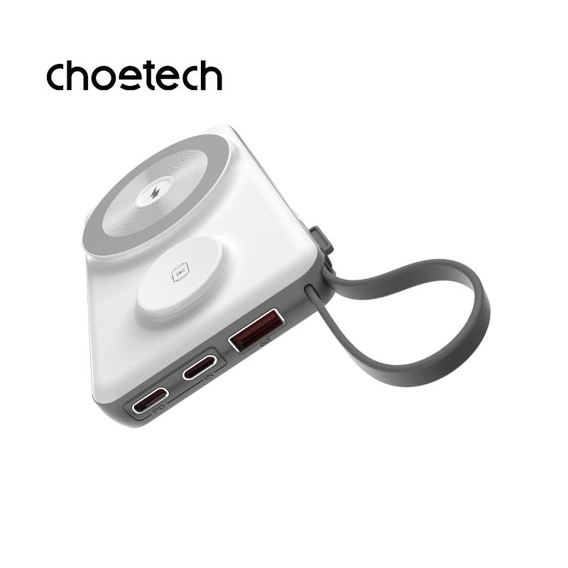 Choetech 10000 mAh LED Display Power Bank for Mobile & Apple Watch (B695) - XtraSure | Apple Authorized Reseller in Myanmar