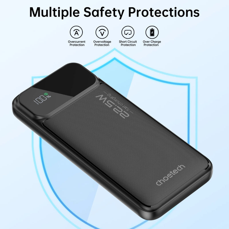 Choetech 10000mAh PD22.5W Power Bank (B728)