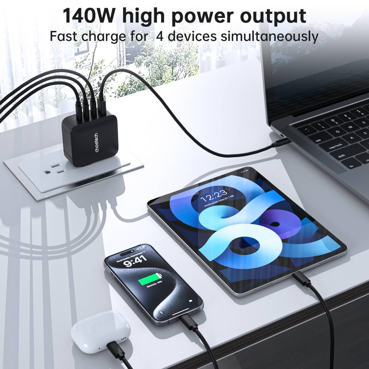 Choetech 140W GaN Wall Charger (PD3016)
