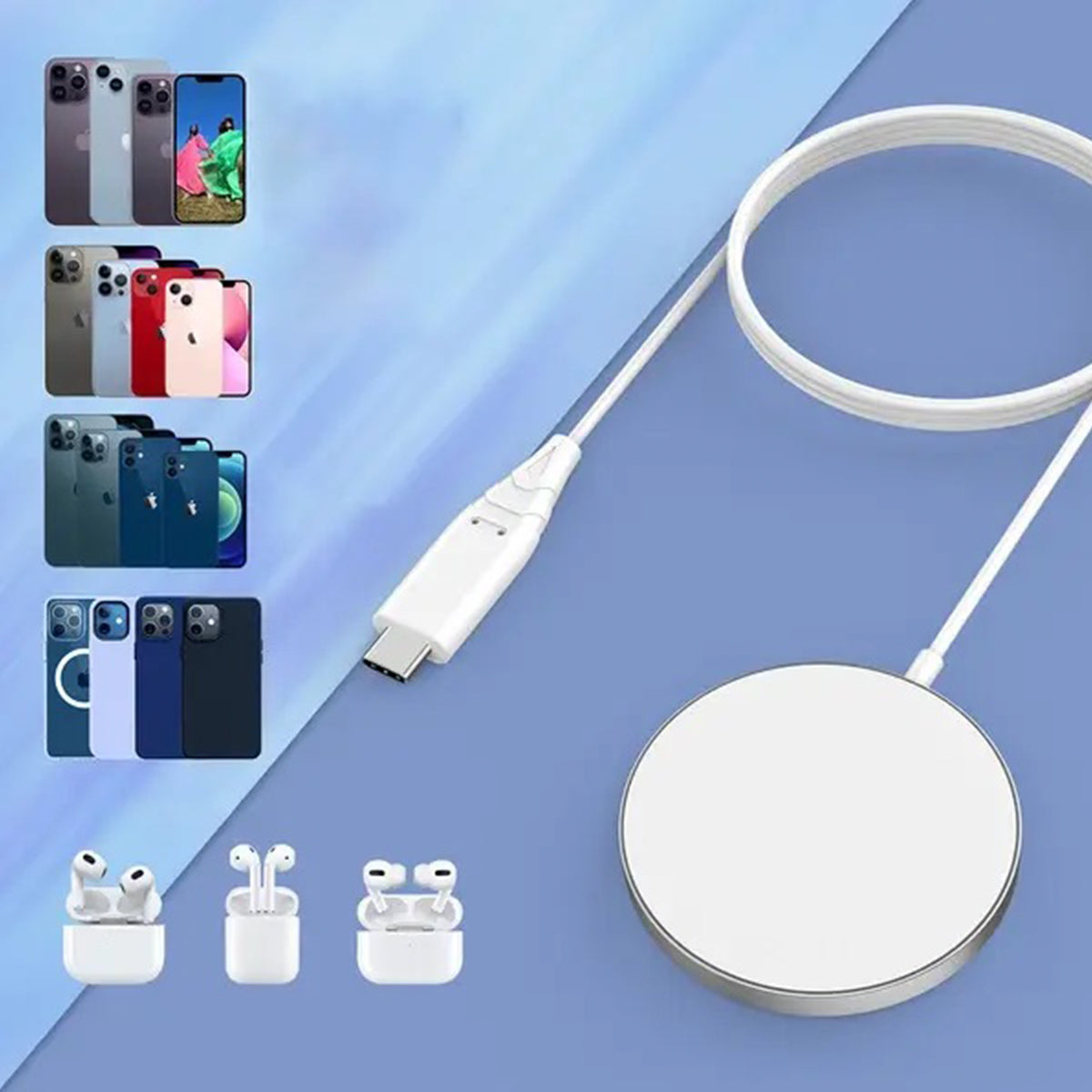 Choetech 15W Removable Wireless Magnetic Charger T518-F