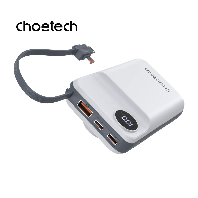 Choetech 20000mAh LED display power bank for Mobile and Apple watch (B696)