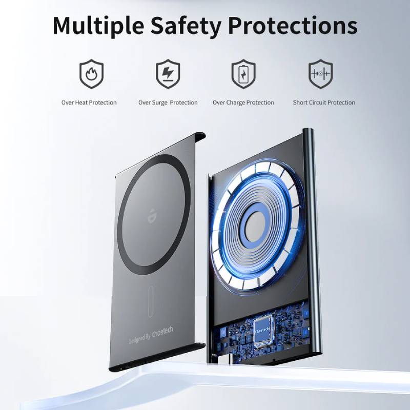 Choetech 2000 mAh 5.5mm Thinnest Magsafe Power Bank (B708) - XtraSure | Apple Authorized Reseller in Myanmar