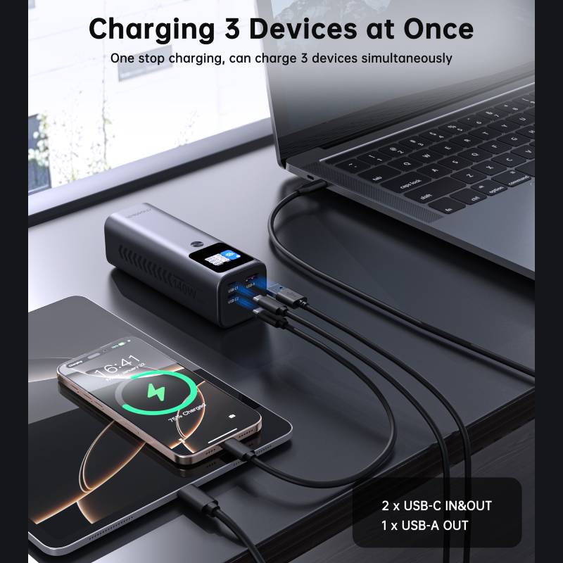 Choetech 27000mAh PD140W Power Bank (B670) - XtraSure | Apple Authorized Reseller in Myanmar