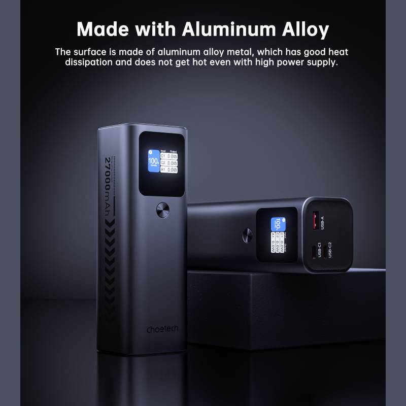Choetech 27000mAh PD140W Power Bank (B670) - XtraSure | Apple Authorized Reseller in Myanmar