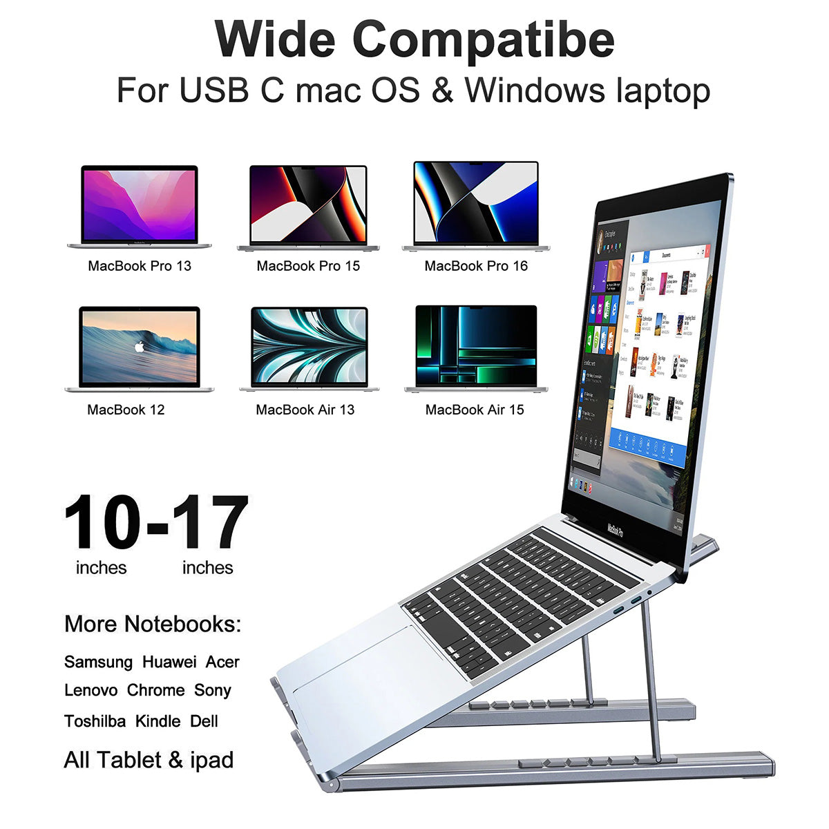 Choetech 7-in-1 USB-C HUB Stand HUB-M48 (Gray) - XtraSure | Apple Authorized Reseller in Myanmar