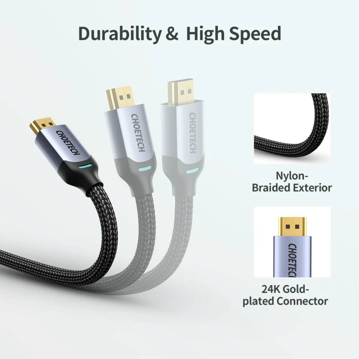 Choetech 8K HDMI to HDMI Cable XHH01 (2m) - XtraSure | Apple Authorized Reseller in Myanmar