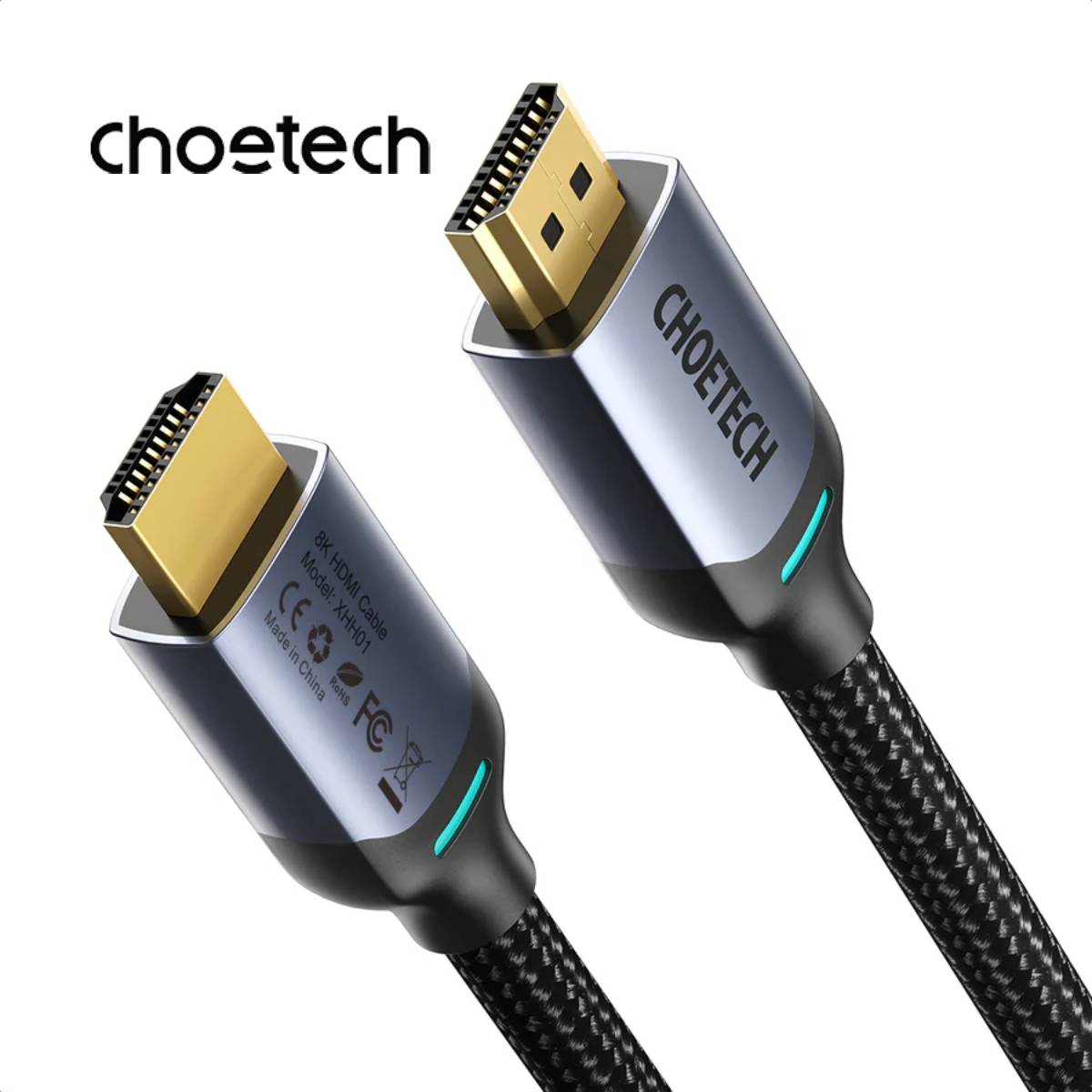 Choetech 8K HDMI to HDMI Cable XHH01 (2m) - XtraSure | Apple Authorized Reseller in Myanmar