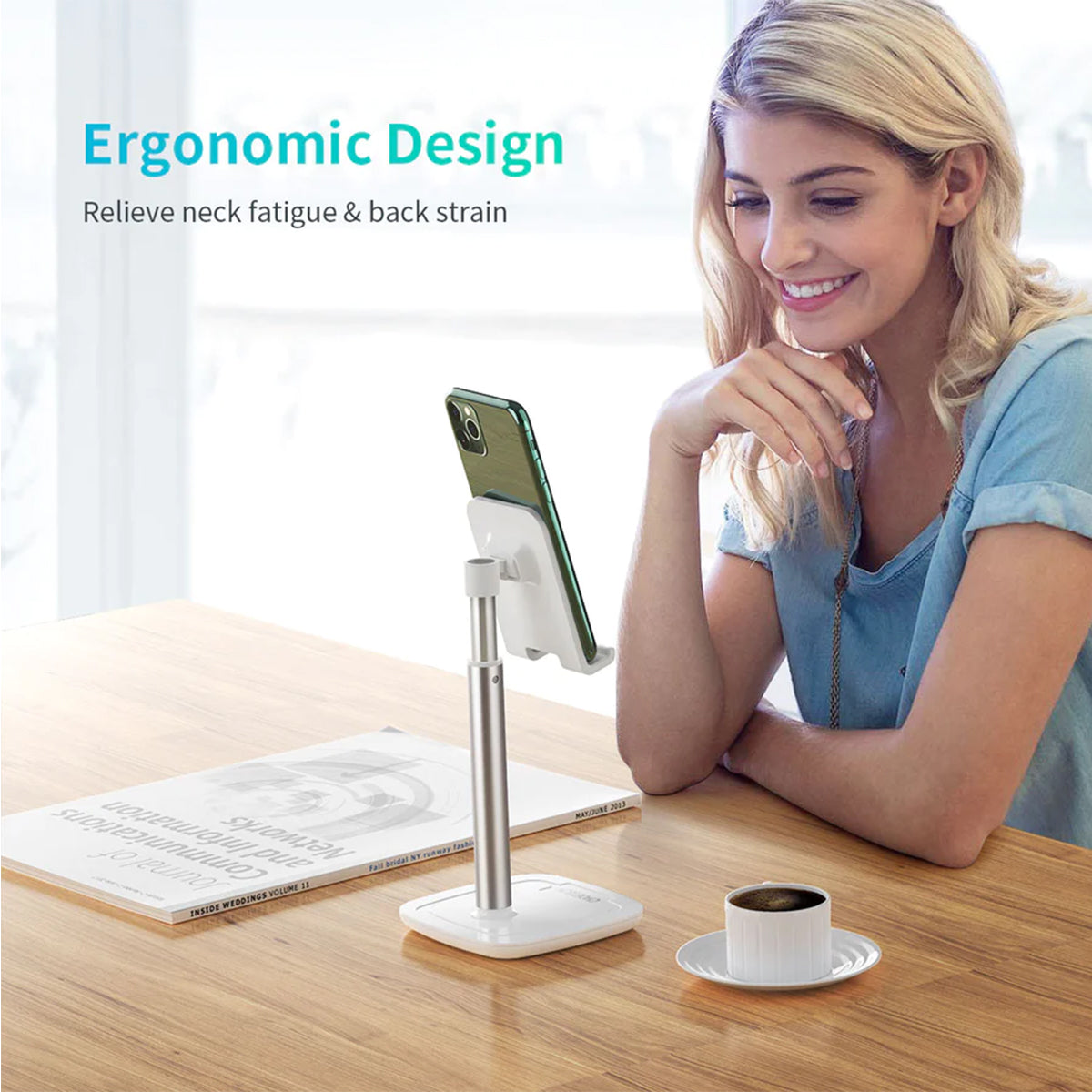 Choetech Adjustable Height Phone Stand (H035) - XtraSure | Apple Authorized Reseller in Myanmar