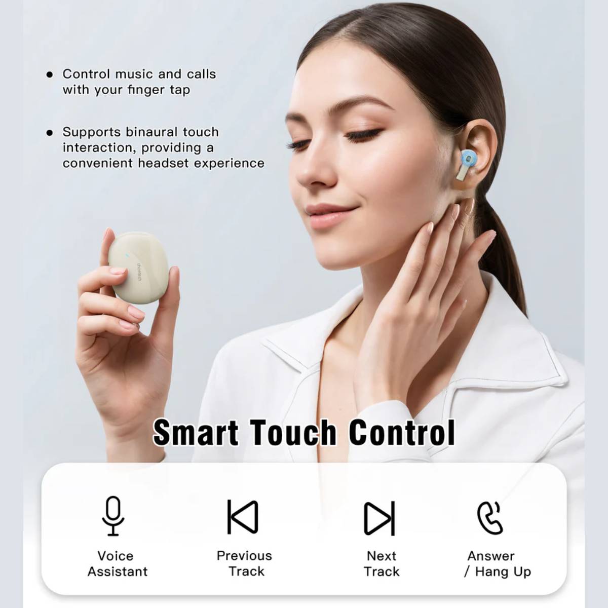 Choetech ENC & ANC TWS Earphone (BH-T24) - XtraSure | Apple Authorized Reseller in Myanmar