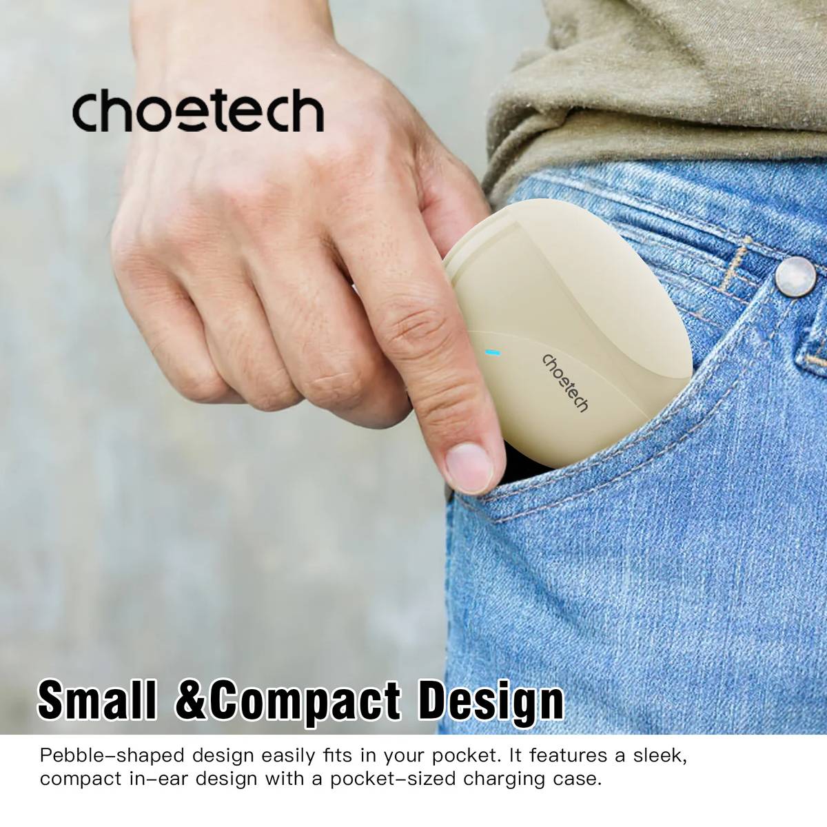 Choetech ENC & ANC TWS Earphone (BH-T24) - XtraSure | Apple Authorized Reseller in Myanmar