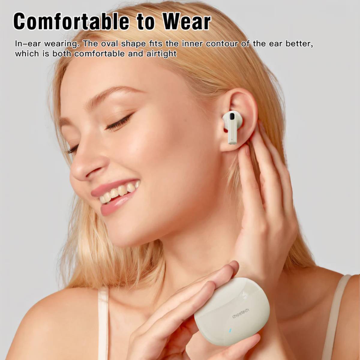 Choetech ENC & ANC TWS Earphone (BH-T24) - XtraSure | Apple Authorized Reseller in Myanmar