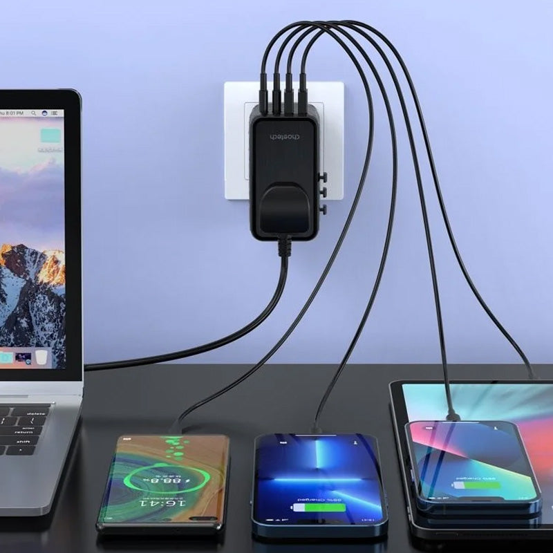 Choetech PD100W Travel Wall Charger PD6028 (Black)