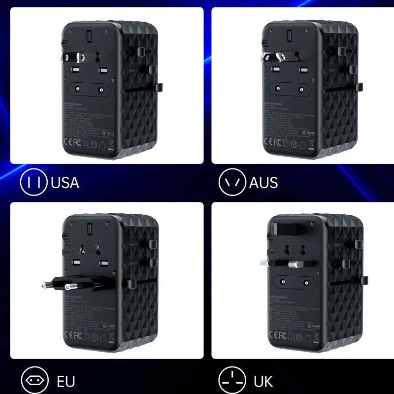 Choetech PD100W Travel Wall Charger PD6028 (Black)