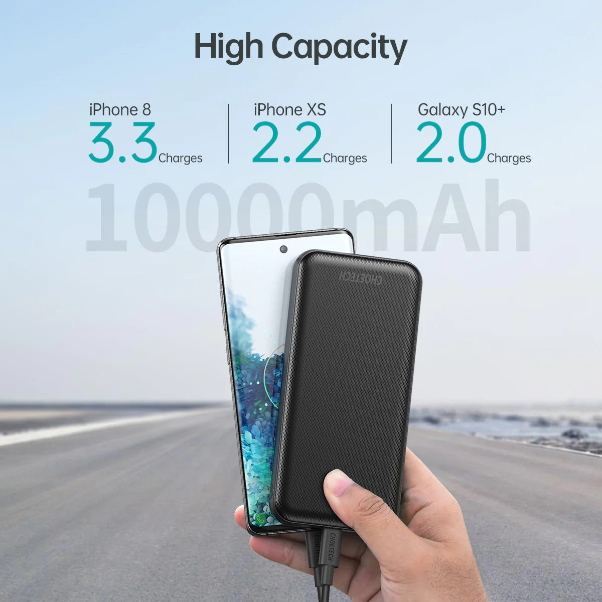 Choetech PD20W 10000mAh Power Bank B627 (Black) - XtraSure | Apple Authorized Reseller in Myanmar