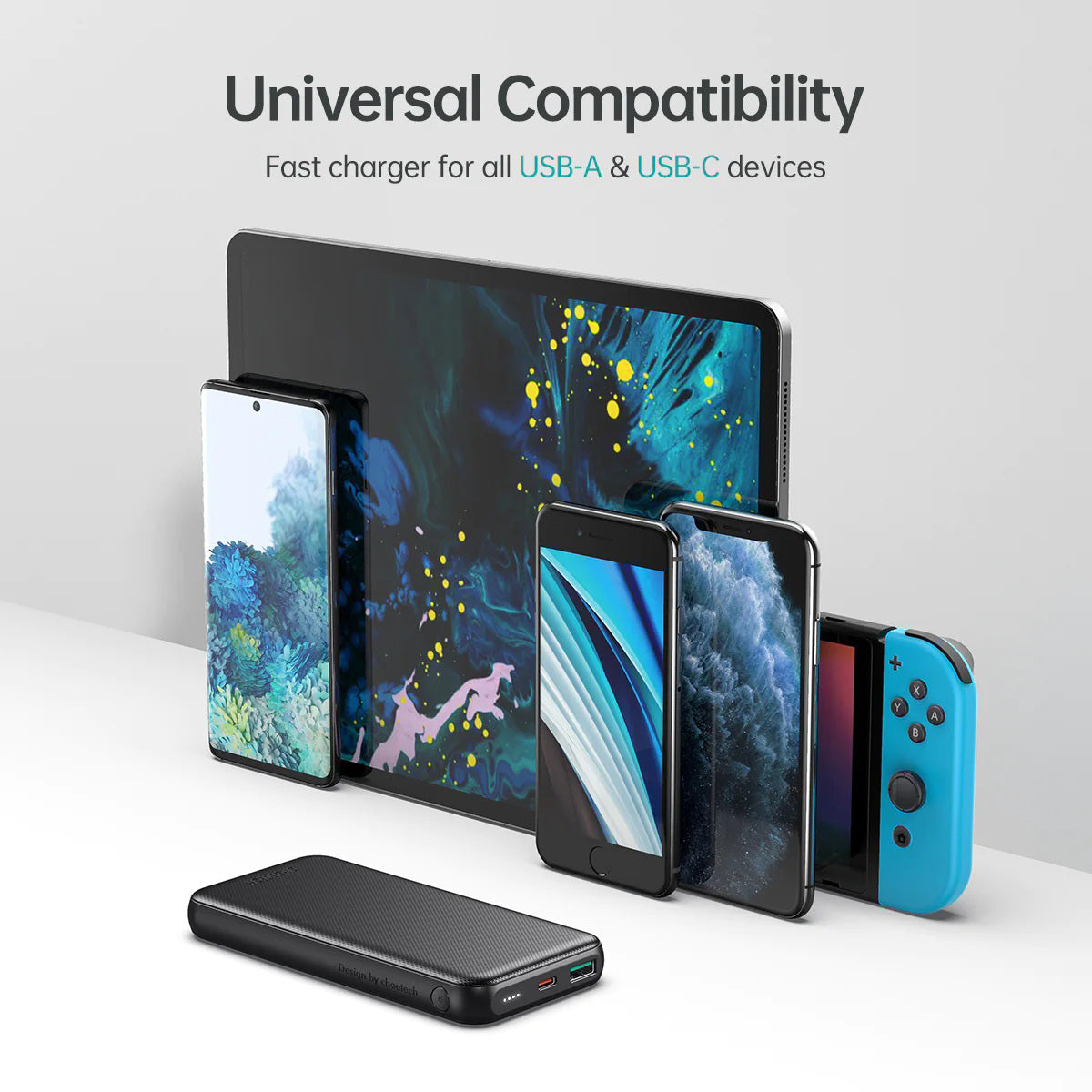 Choetech PD20W 10000mAh Power Bank B627 (Black) - XtraSure | Apple Authorized Reseller in Myanmar