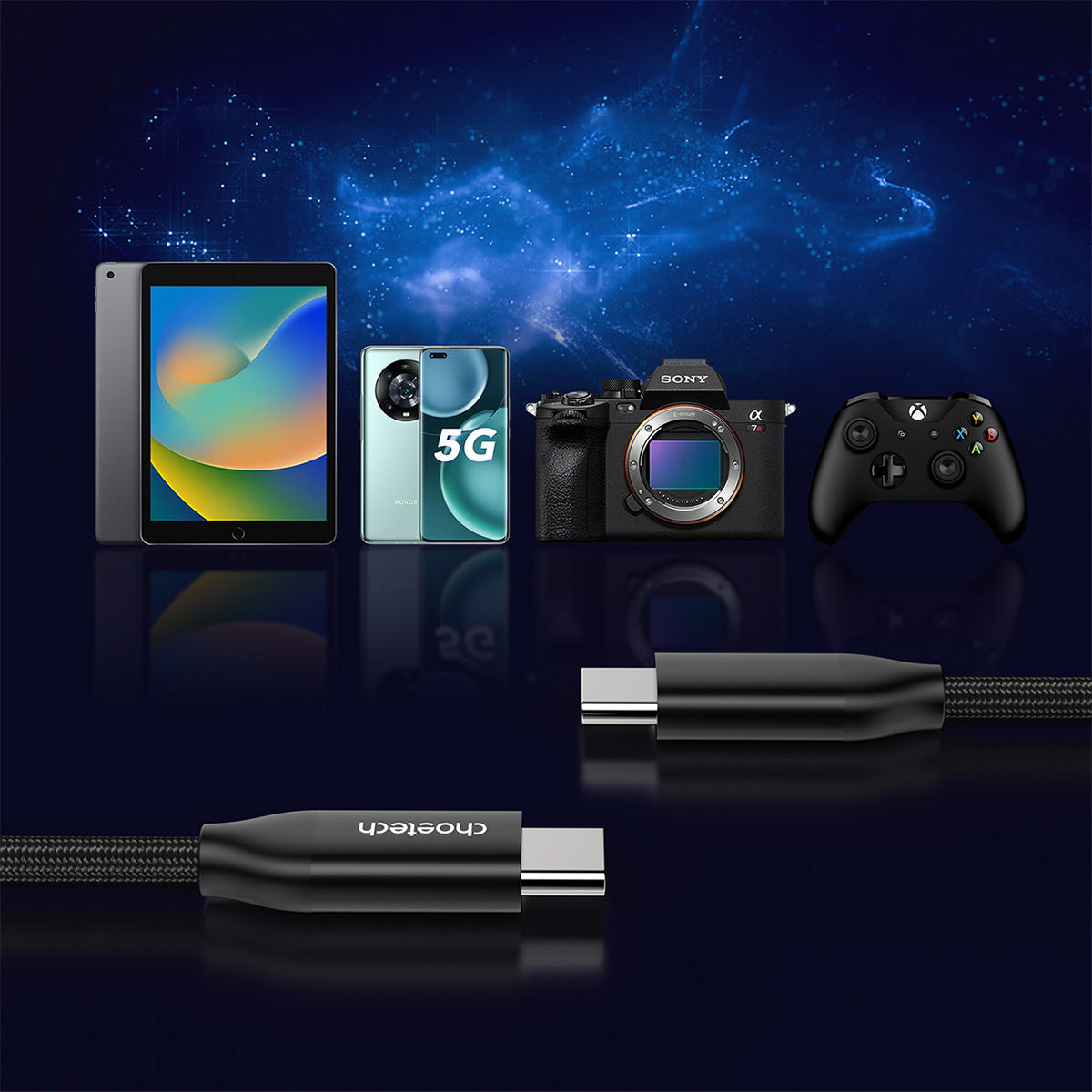 Choetech PD240W USB-C to USB-C Cable XCC-1035 (1.2m)