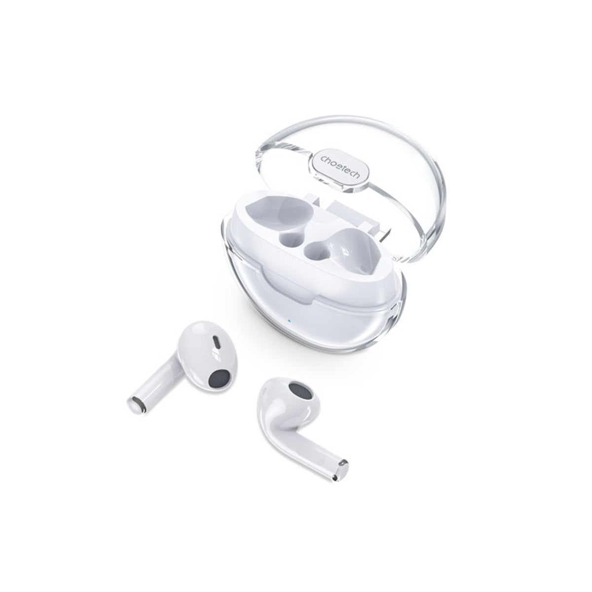 Choetech Translucent V5.0 True Wireless Earbuds BH-T08 (White) - XtraSure | Apple Authorized Reseller in Myanmar