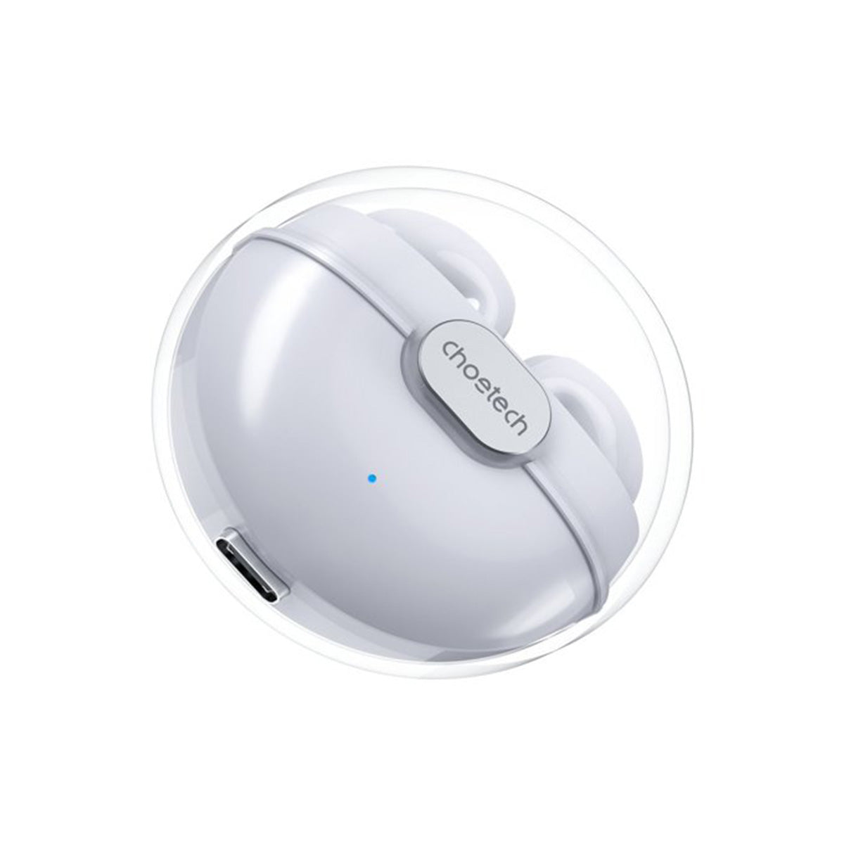 Choetech Translucent V5.0 True Wireless Earbuds BH-T08 (White) - XtraSure | Apple Authorized Reseller in Myanmar