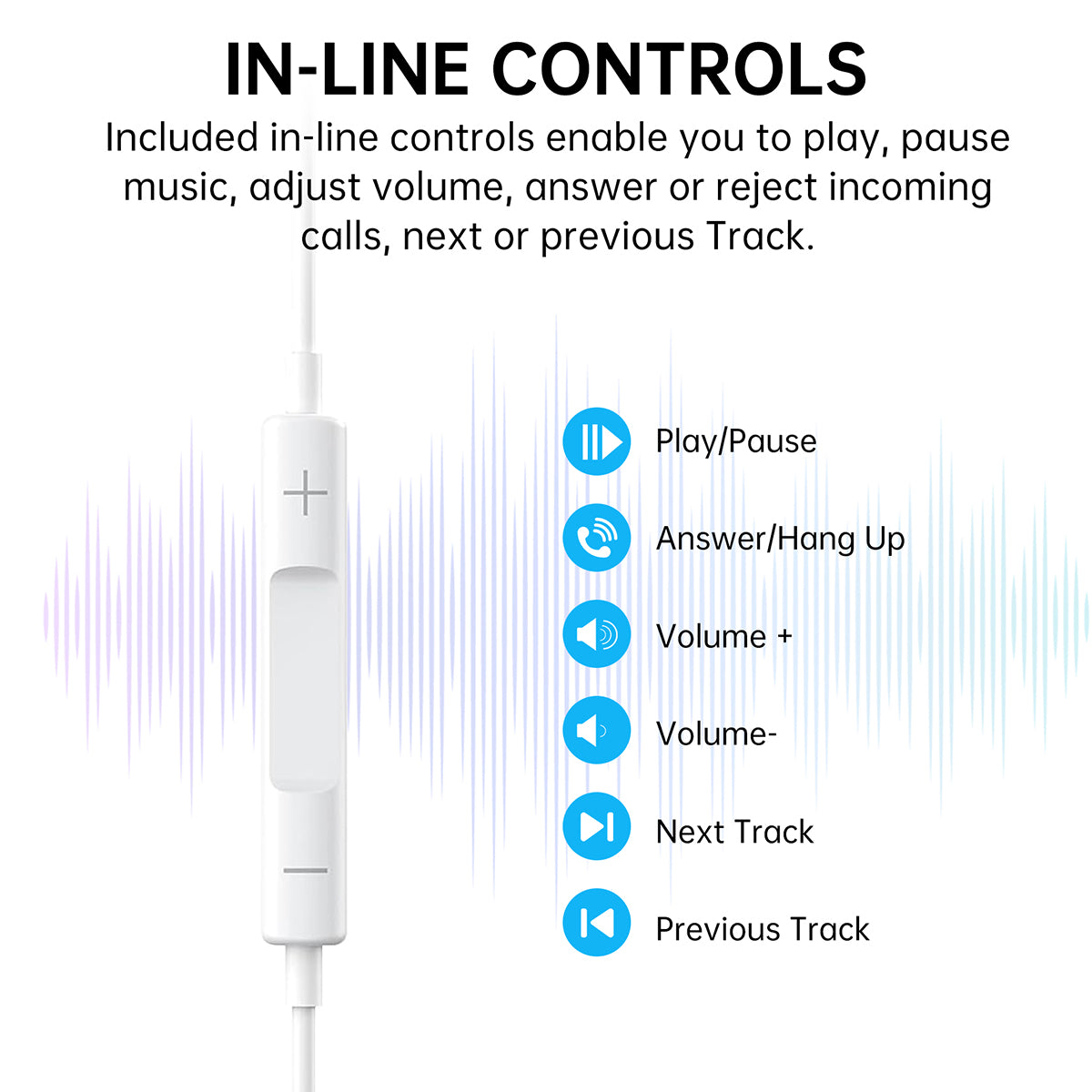 Choetech Type-C In-earphone (OC-A012) - XtraSure | Apple Authorized Reseller in Myanmar