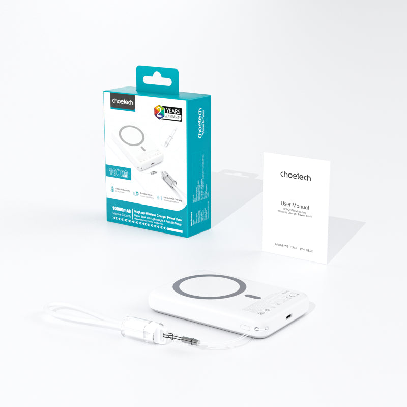 Choetech 10000 mAh 22.5W Magnetic Power Bank