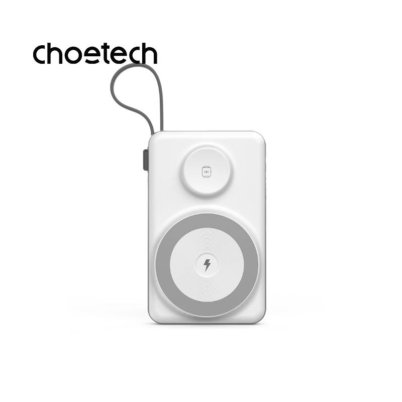 Choetech 10000 mAh LED Display Power Bank for Mobile & Apple Watch (B695) - XtraSure | Apple Authorized Reseller in Myanmar