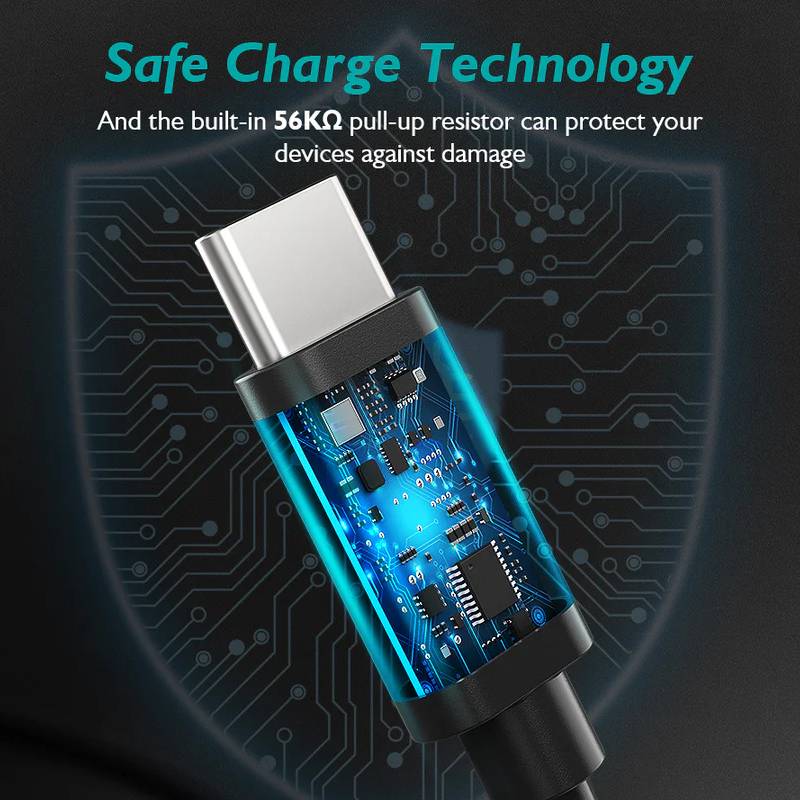 Choetech usb-A to type-c PVC cable 2m (AC0003)