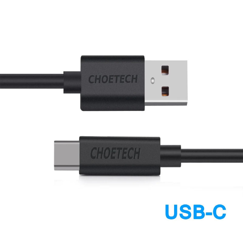 Choetech usb-A to type-c PVC cable 2m (AC0004)