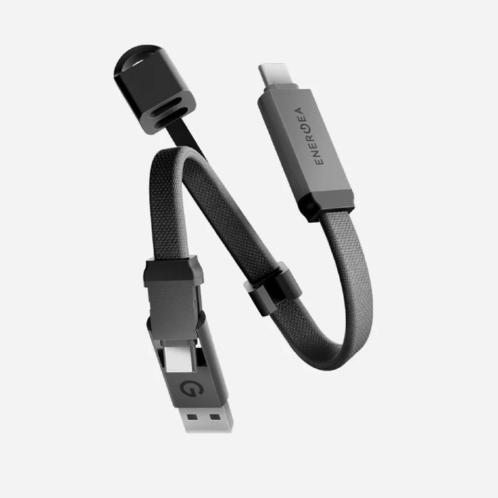 Energea Sheath Key 2 in 1 USB-C to USB-A Cable 15cm