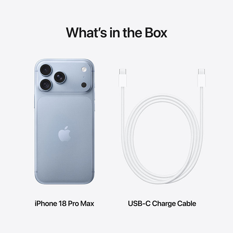 iPhone 18 Pro Max (eSim + Physical Sim)