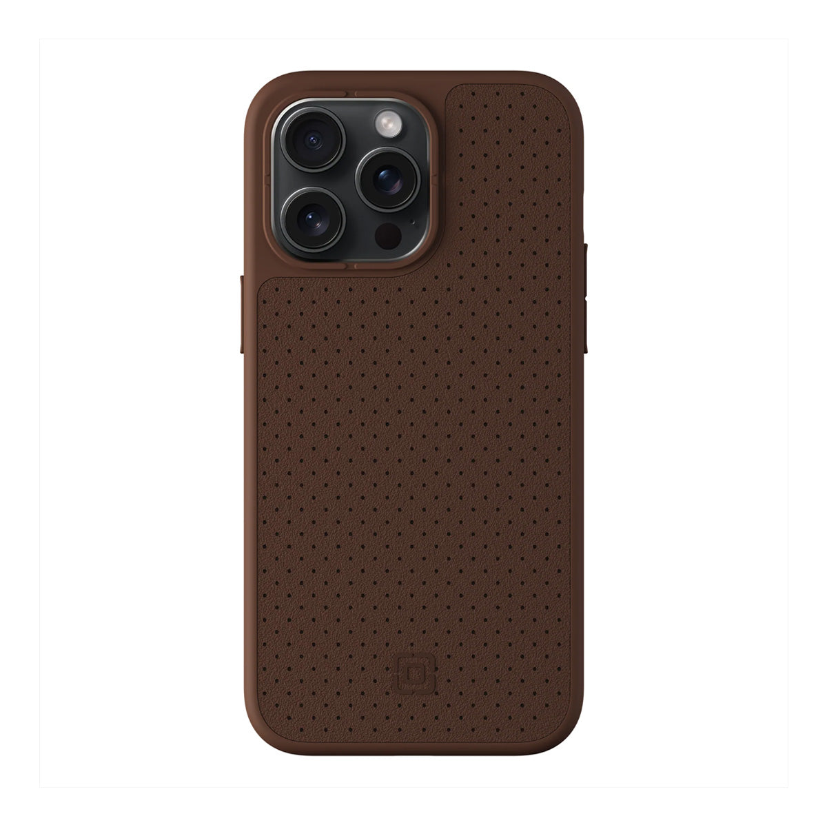 Incipio cru. Protective for MagSafe for iPhone 15 Pro Max (Brown Faux Leather)