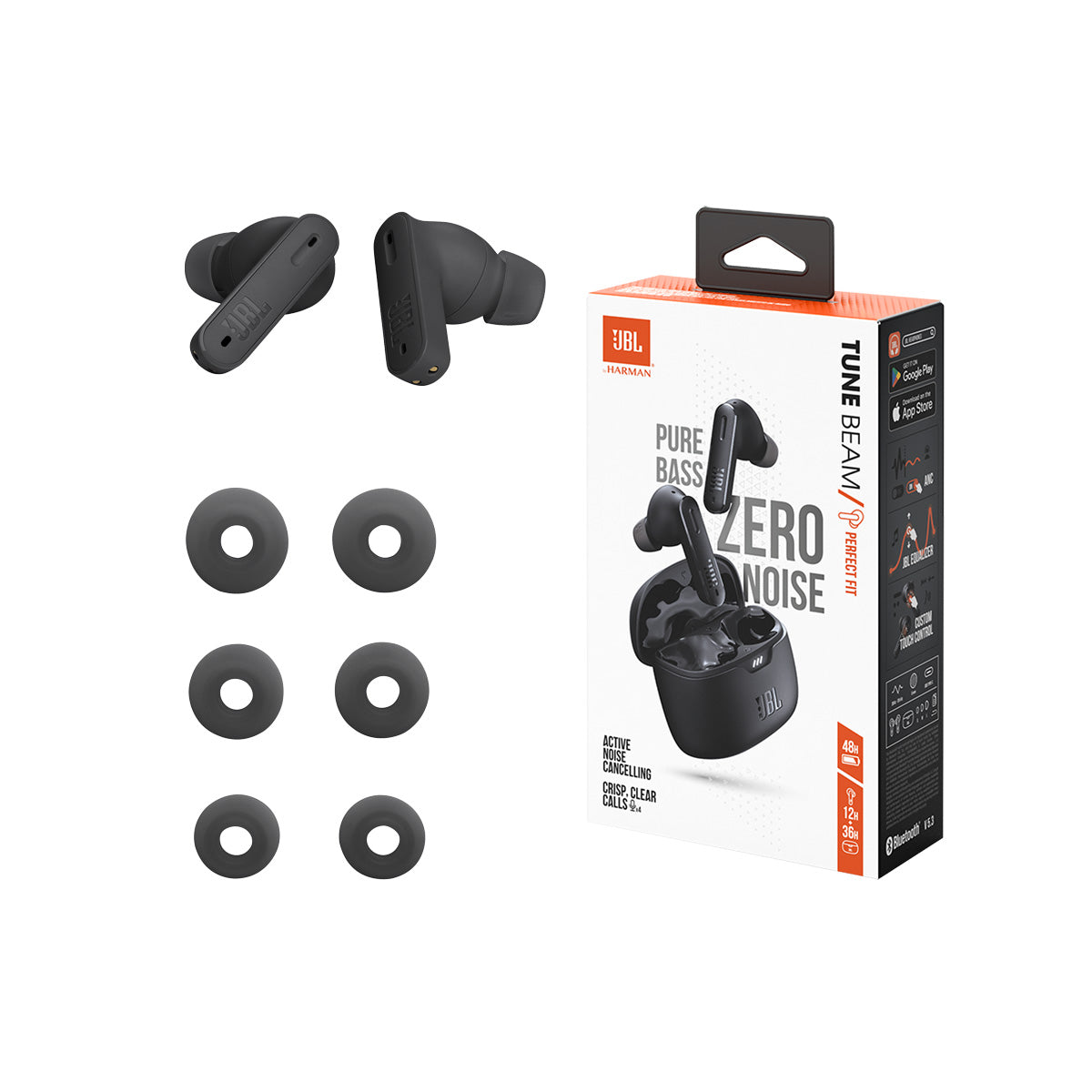 JBL Tune Beam True Wireless Noise Cancelling Earbuds - XtraSure | Apple Authorized Reseller in Myanmar