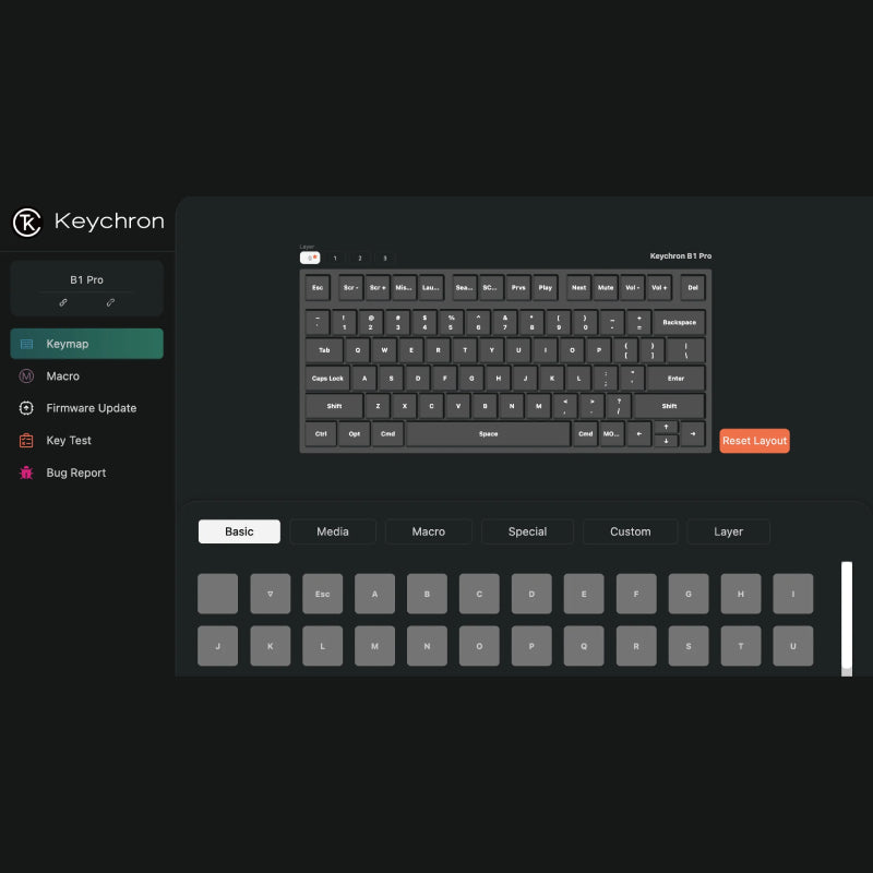 Keychron B1 Pro Ultra-Slim Wireless Keyboard