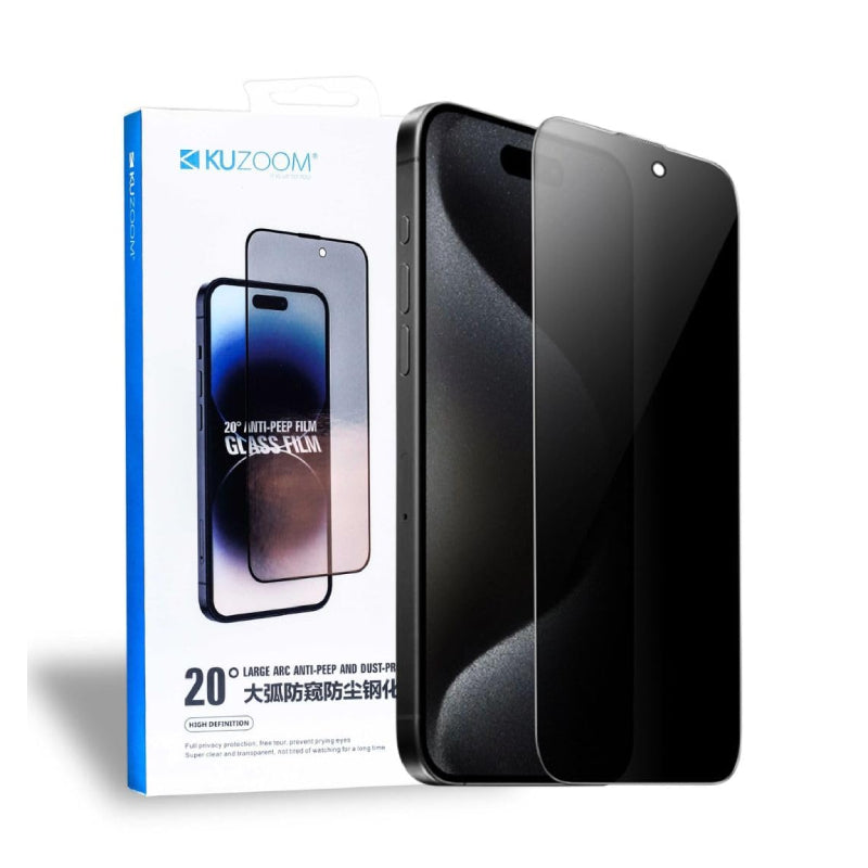 Kuzoom 20 Privacy Tempered Glass for iPhone