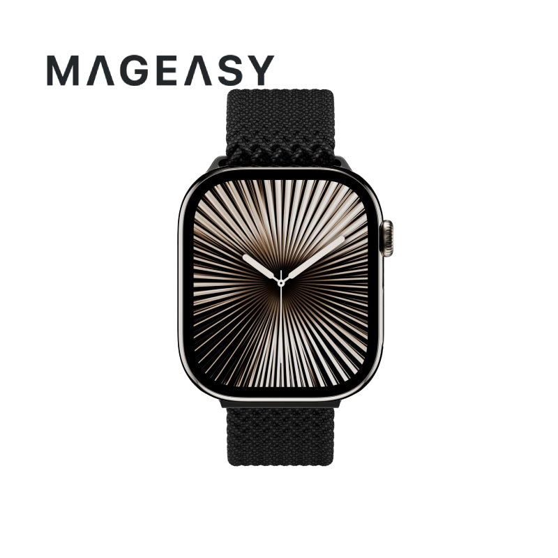 MagEasy Braided Nylon Magnetic Apple Watch Loop (44/45/46/49mm)