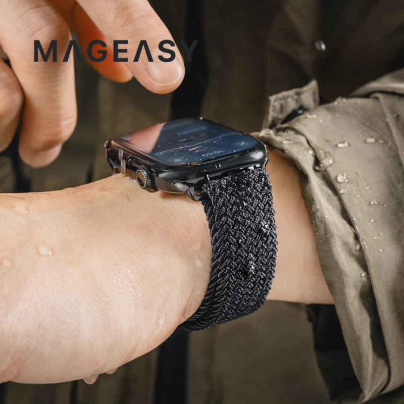 MagEasy Braided Nylon Magnetic Apple Watch Loop (44/45/46/49mm)