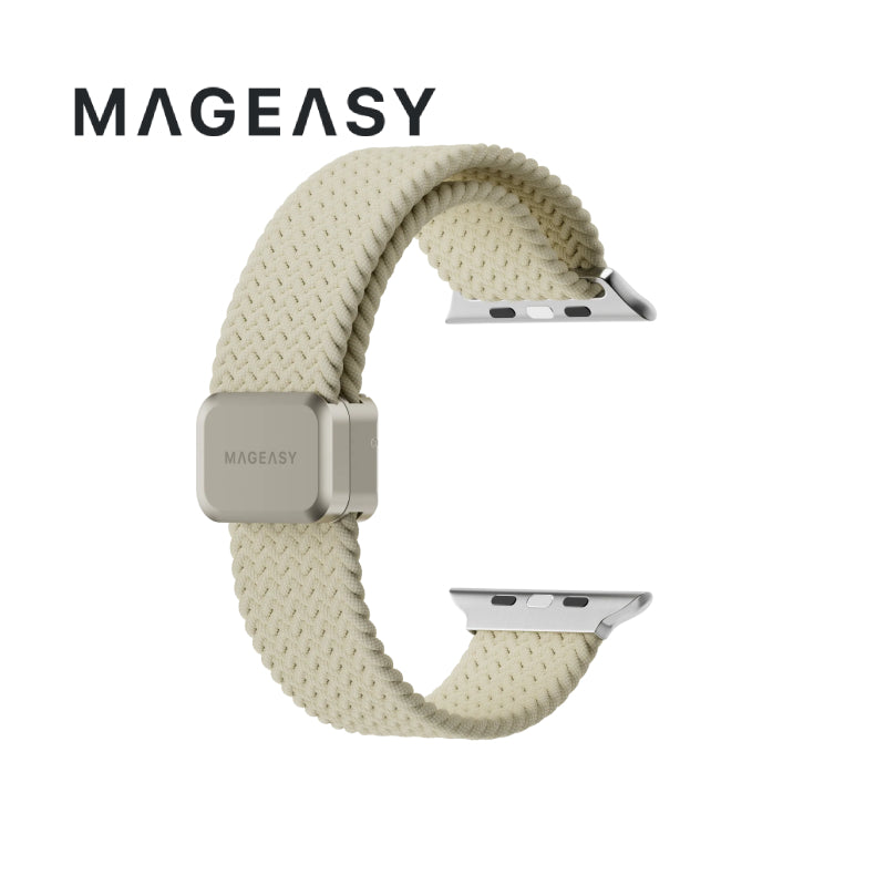 MagEasy Braided Nylon Magnetic Apple Watch Loop (44/45/46/49mm)