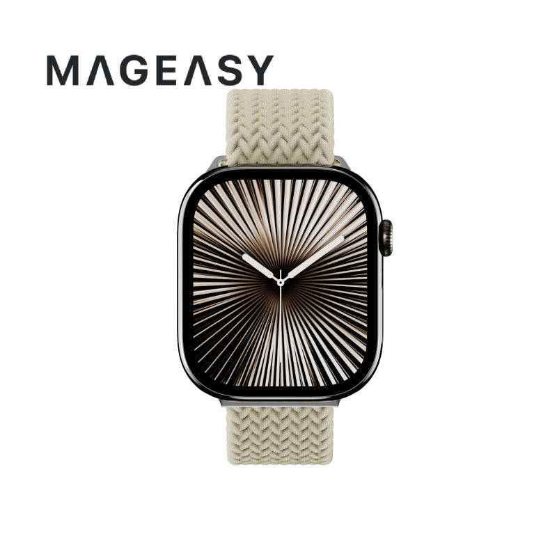 MagEasy Braided Nylon Magnetic Apple Watch Loop (44/45/46/49mm)