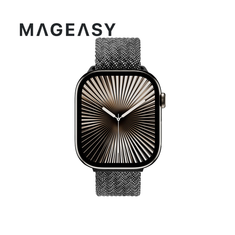 MagEasy Braided Nylon Magnetic Apple Watch Loop (44/45/46/49mm)