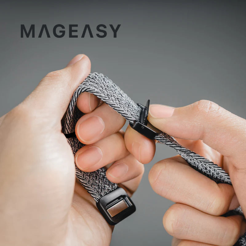 MagEasy Braided Nylon Magnetic Apple Watch Loop (44/45/46/49mm)