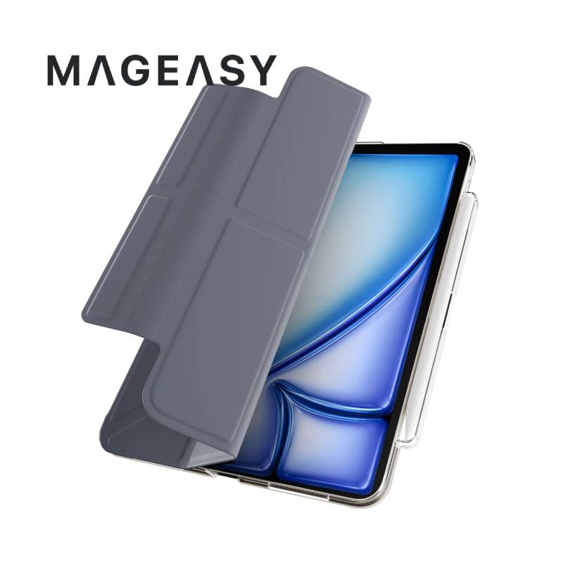 MagEasy Facet with Pencil Holder Folding Folio iPad Case for M3 & M2 Air 11"/ M2 Pro 11"/ Air 4/ Air 5