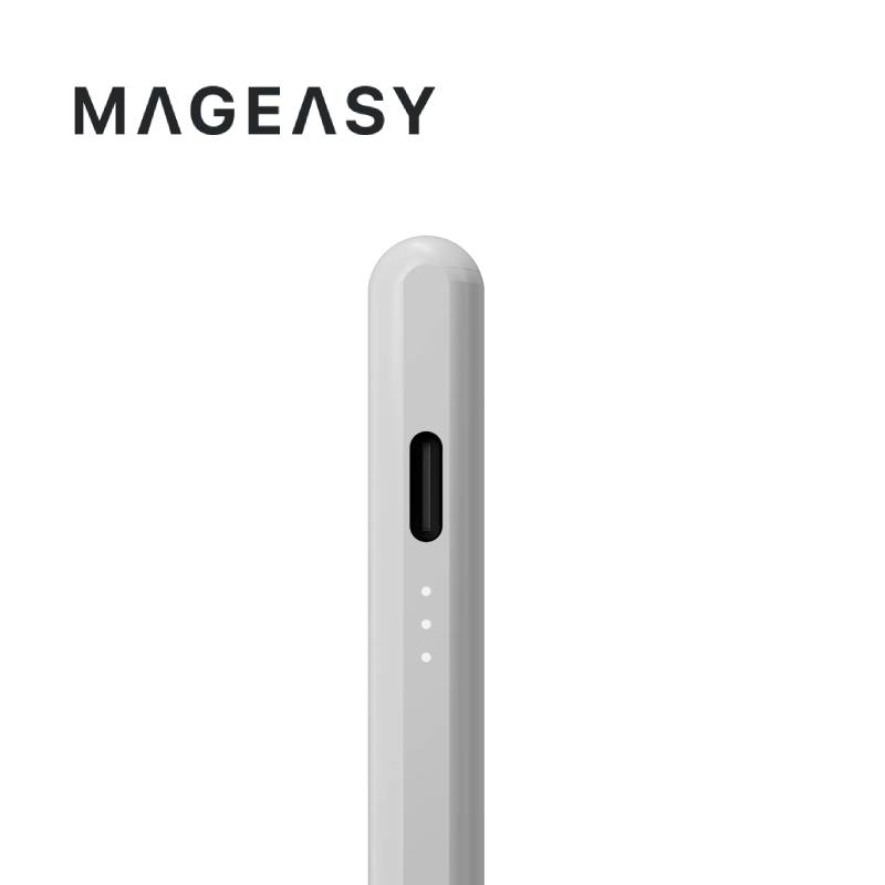 MagEasy Instinct Stylus Pencil (White) - XtraSure | Apple Authorized Reseller in Myanmar