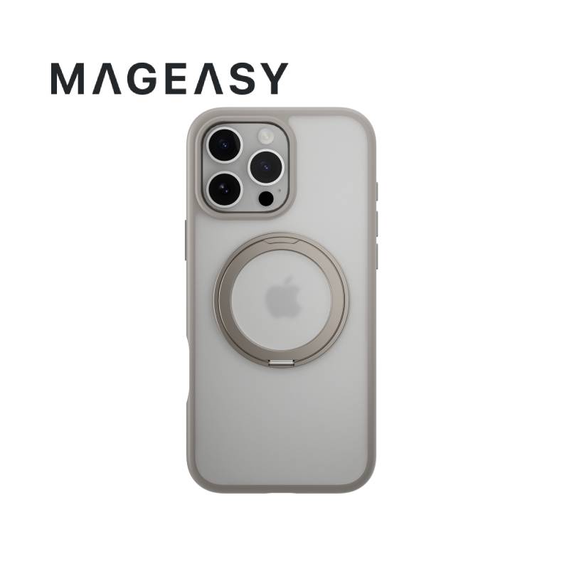 MagEasy MagStand 360 M Rotating Ring Protective Case for iPhone 16 Series - XtraSure | Apple Authorized Reseller in Myanmar