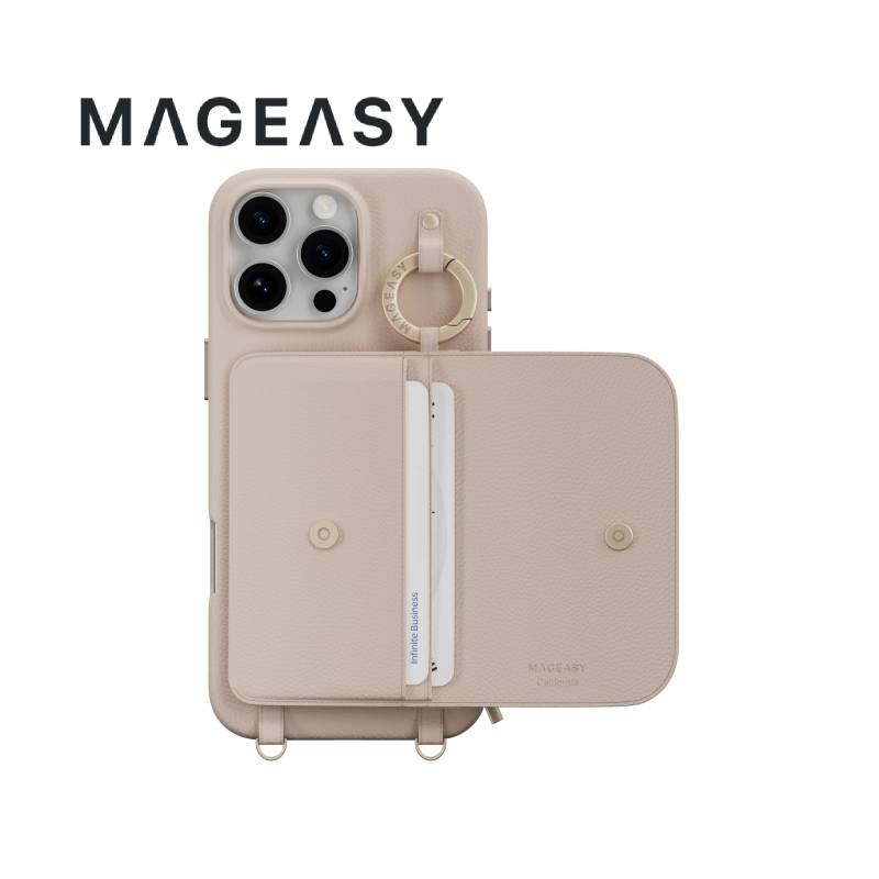MagEasy Pouch M Wallet Phone Case for iPhone 16 Series