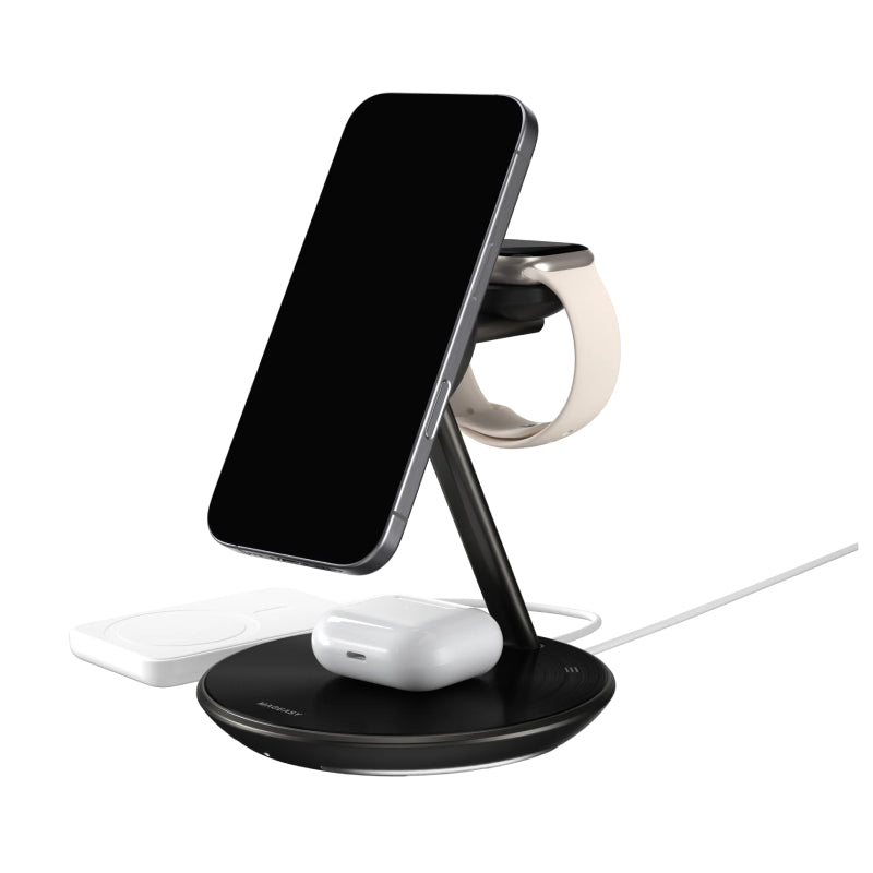 MagEasy Power Station 5-in-1 Magnetic Wireless Charging Stand with Qi2 15W