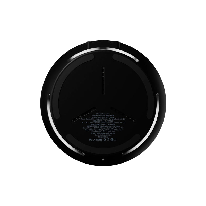 MagEasy Power Station 5-in-1 Magnetic Wireless Charging Stand with Qi2 15W