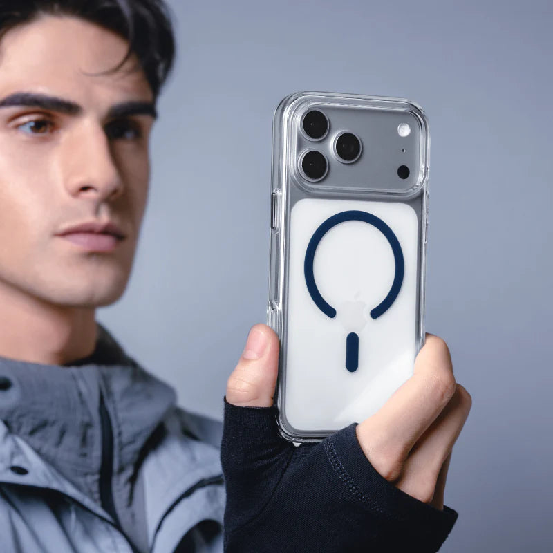 MagEasy Bright M Never Yellowing Shockproof Clear Case for iPhone 17 Series