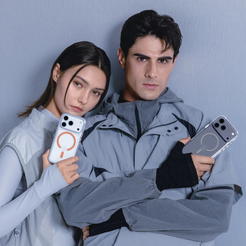 MagEasy Bright M Never Yellowing Shockproof Clear Case for iPhone 17 Series