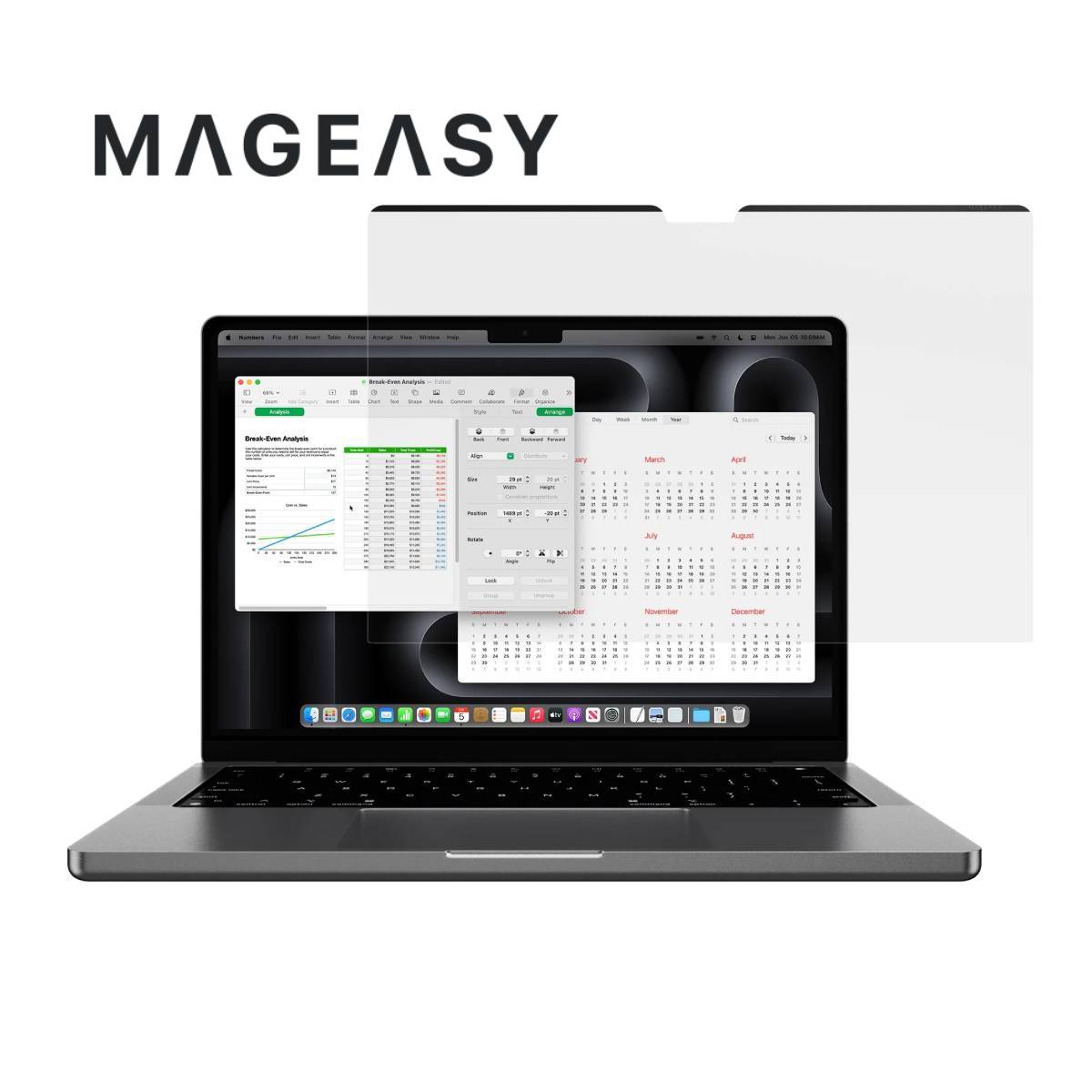 MagEasy Guard (Privacy) MacBook Magnetic Privacy Screen Protector - XtraSure | Apple Authorized Reseller in Myanmar