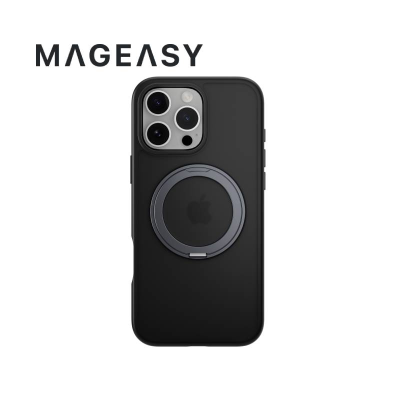MagEasy MagStand 360 M Rotating Ring Protective Case for iPhone 16 Series - XtraSure | Apple Authorized Reseller in Myanmar